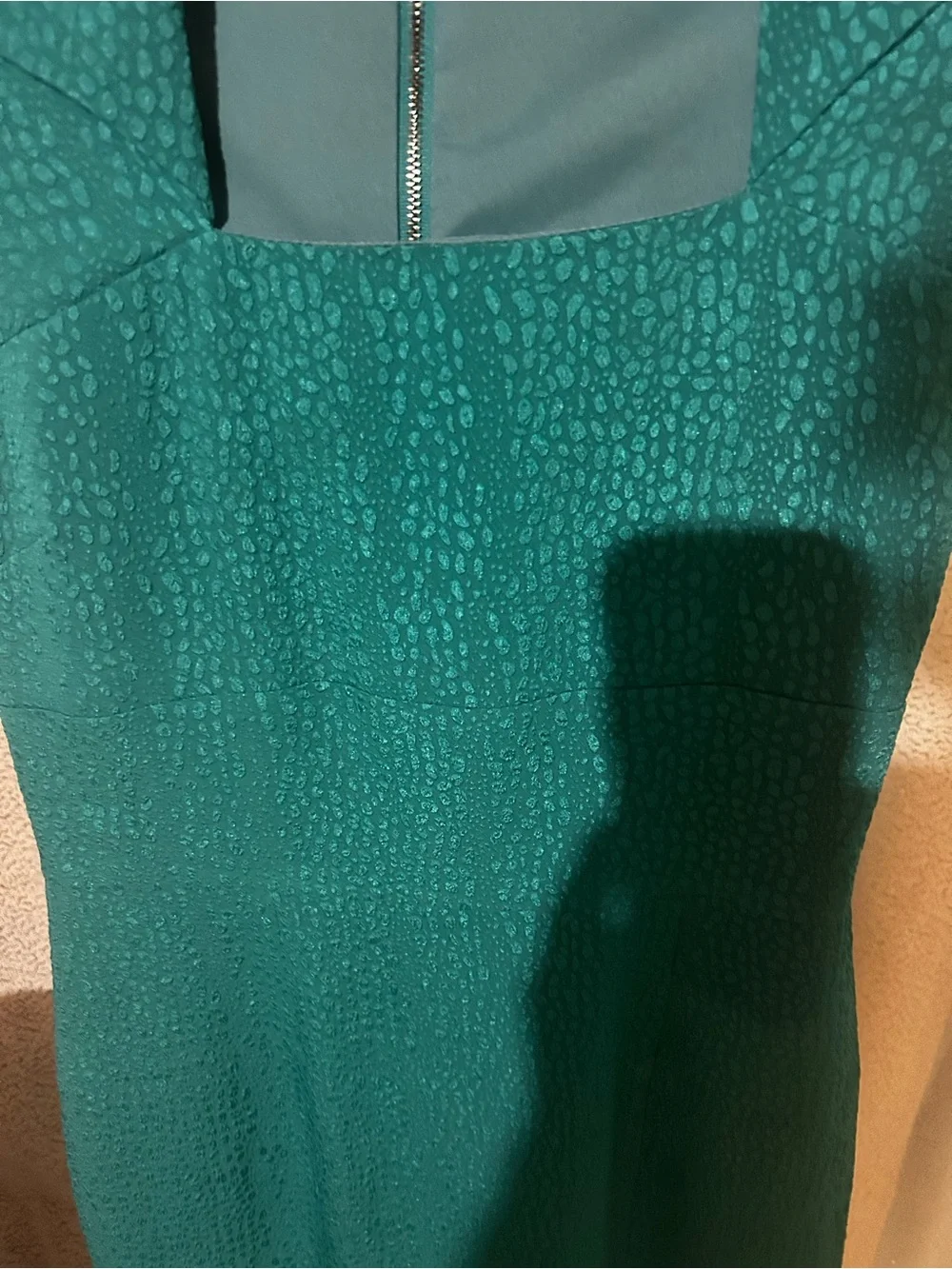 Marc New York Teal Textured Midi Sheath Dress